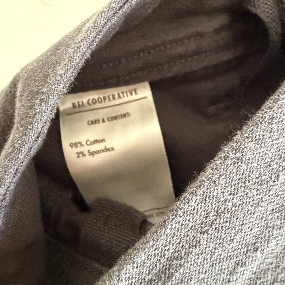 REI - Outdoors Hiking Pants with Zip Pockets and Ankles in Dark Charcoal Gray - Picture 3 of 8
